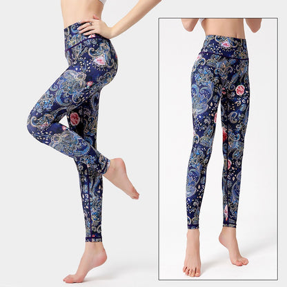 Cloud Hide Women's High Waist Leggings, Plus Size Yoga Pants, Fitness Gym Running Tights, Sexy Print Workout Trousers