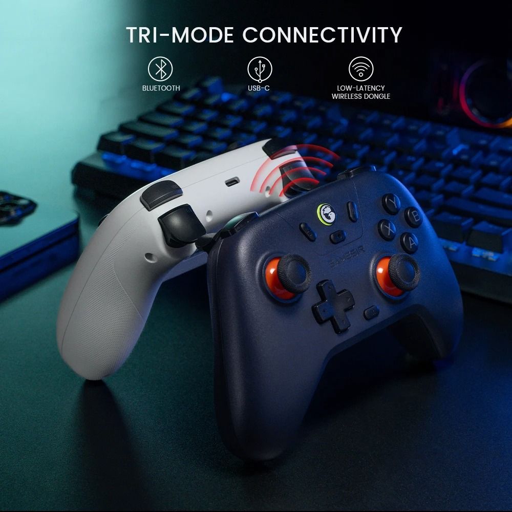 Wireless MultiPlatform Game Controller With Hall Effect Joysticks 1