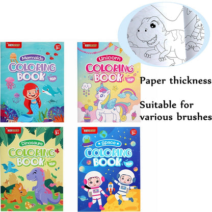 Montessori Baby Drawing Book Early Education Toys For School Childrens Coloring Books With Mermaid  1