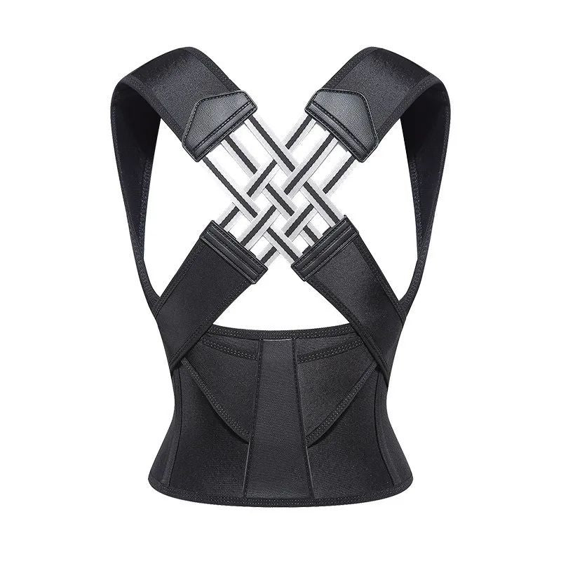 Adjustable Shoulder Support Magnetic Therapy Posture Corrector Breathable Back Brace For Sitting Po 6