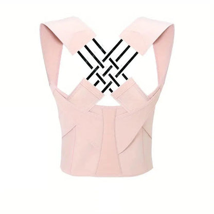 Adjustable Shoulder Support Magnetic Therapy Posture Corrector Breathable Back Brace For Sitting Po 7