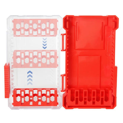 Removable Insert Holder Box, Portable Drill Bit Storage, Screwdriver Bit Organizer Case, Durable Drill Bit Holder