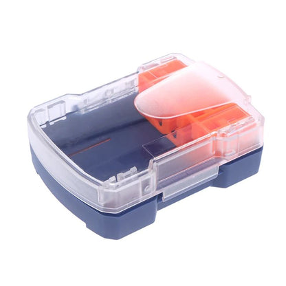 Removable Insert Holder Box, Portable Drill Bit Storage, Screwdriver Bit Organizer Case, Durable Drill Bit Holder