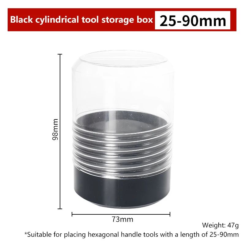Removable Insert Holder Box, Portable Drill Bit Storage, Screwdriver Bit Organizer Case, Durable Drill Bit Holder