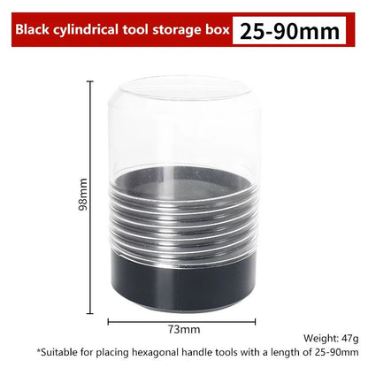 Removable Insert Holder Box, Portable Drill Bit Storage, Screwdriver Bit Organizer Case, Durable Drill Bit Holder