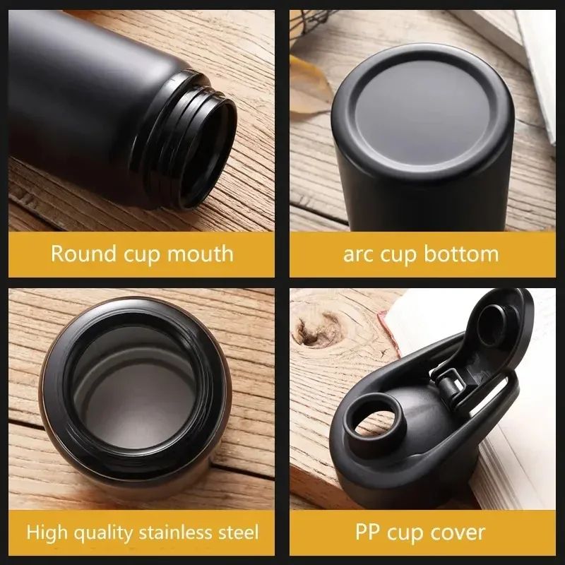 Sport Travel Mug Stainless Steel Metal Water Bottle Portable Drinking Bottle For Outdoor Bicycle Ri 4