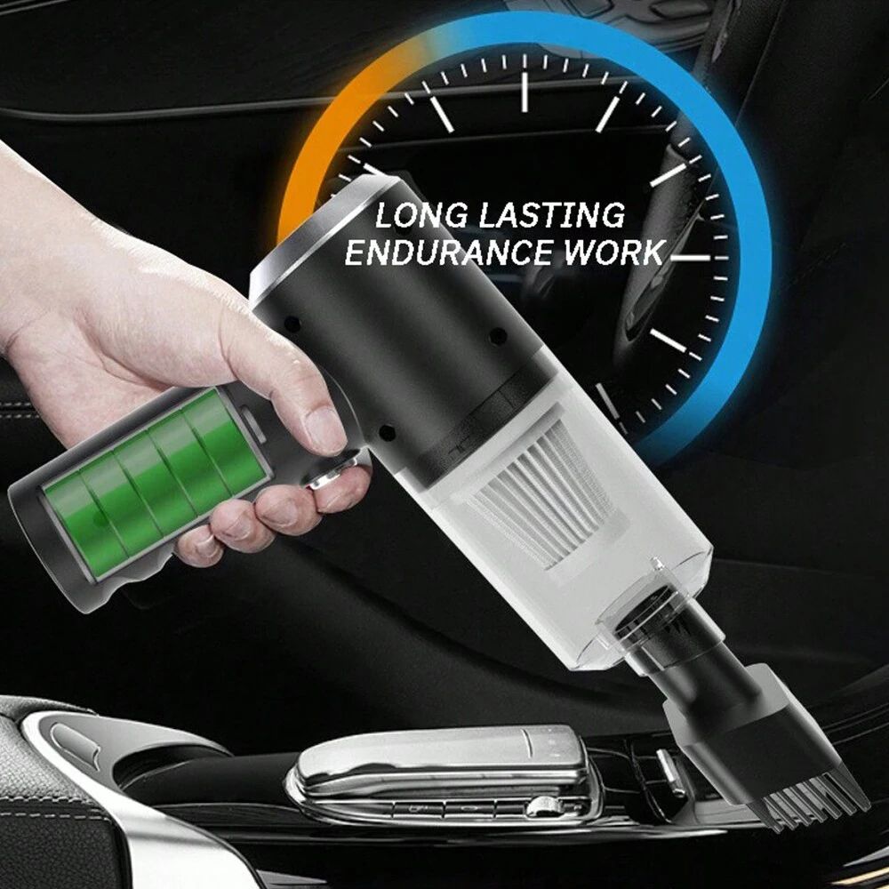 Vacuum Combination Cleaner Integrated Suction And Blowing USB Charging Compact Car Household Vacuum 3