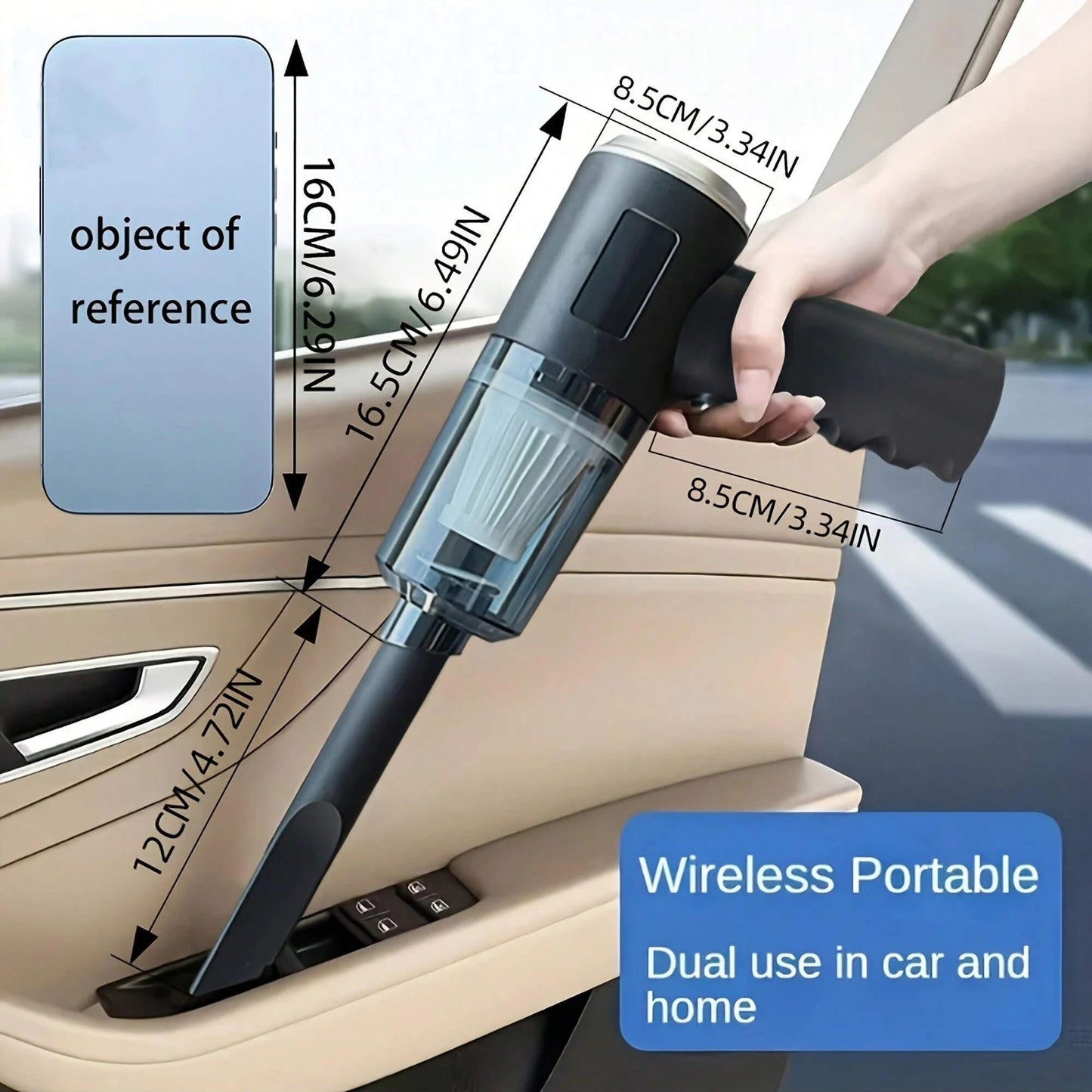 Vacuum Combination Cleaner Integrated Suction And Blowing USB Charging Compact Car Household Vacuum 4
