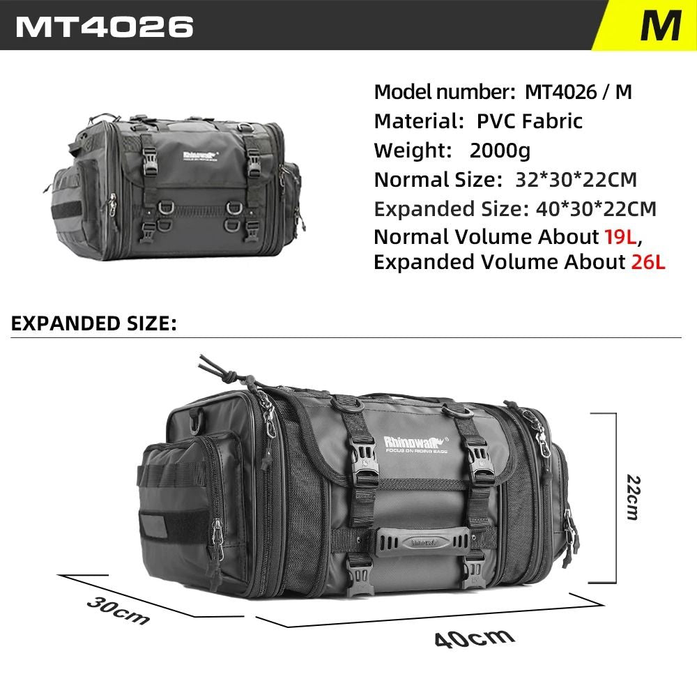 Expandable Waterproof Motorcycle Travel Bag 10