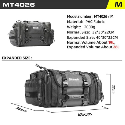 Expandable Waterproof Motorcycle Travel Bag 10