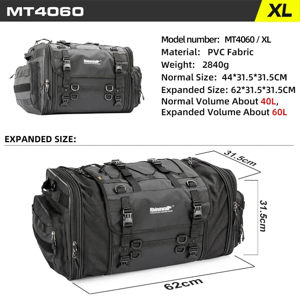 Expandable Waterproof Motorcycle Travel Bag 7