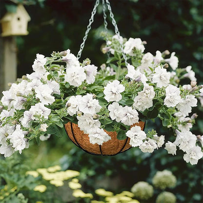 Coconut Fiber Flower Planter Natural Hanging Basket Waterproof Liner Wall Decoration Breathable Gre
