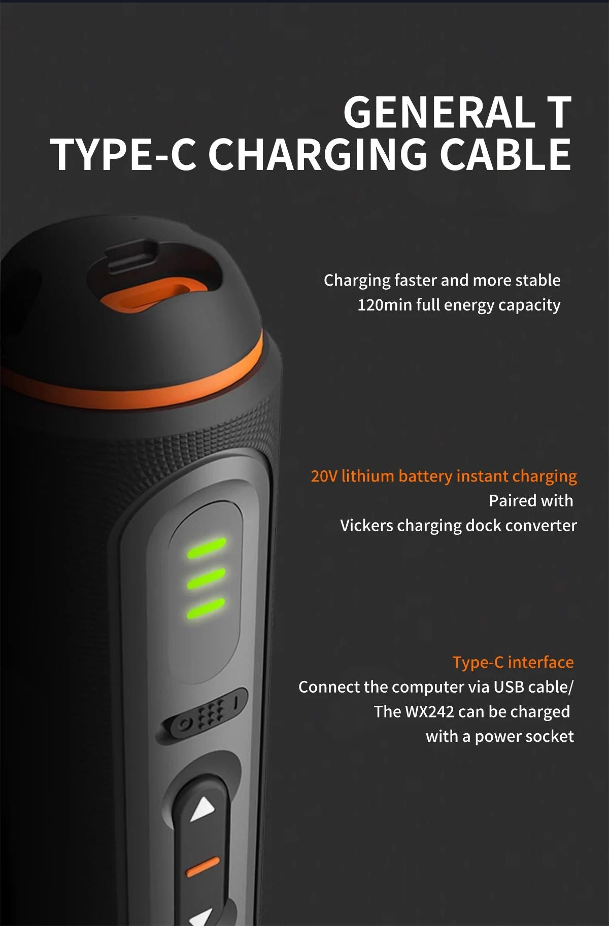 Smart Cordless Drill Bit Sets Power Tools Electrical Screwdriver Sets USB Rechargeable Handle 3