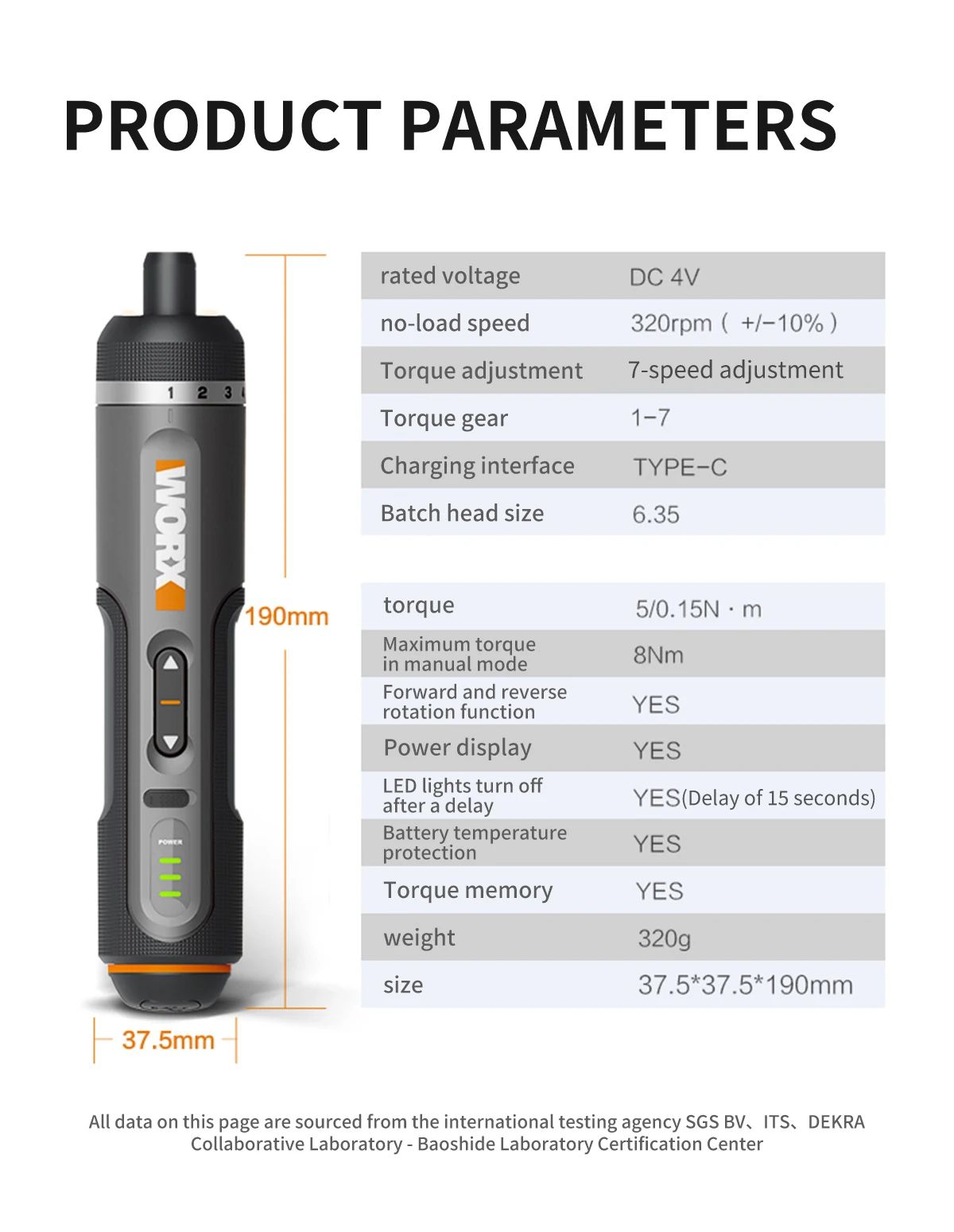 Smart Cordless Drill Bit Sets Power Tools Electrical Screwdriver Sets USB Rechargeable Handle 6