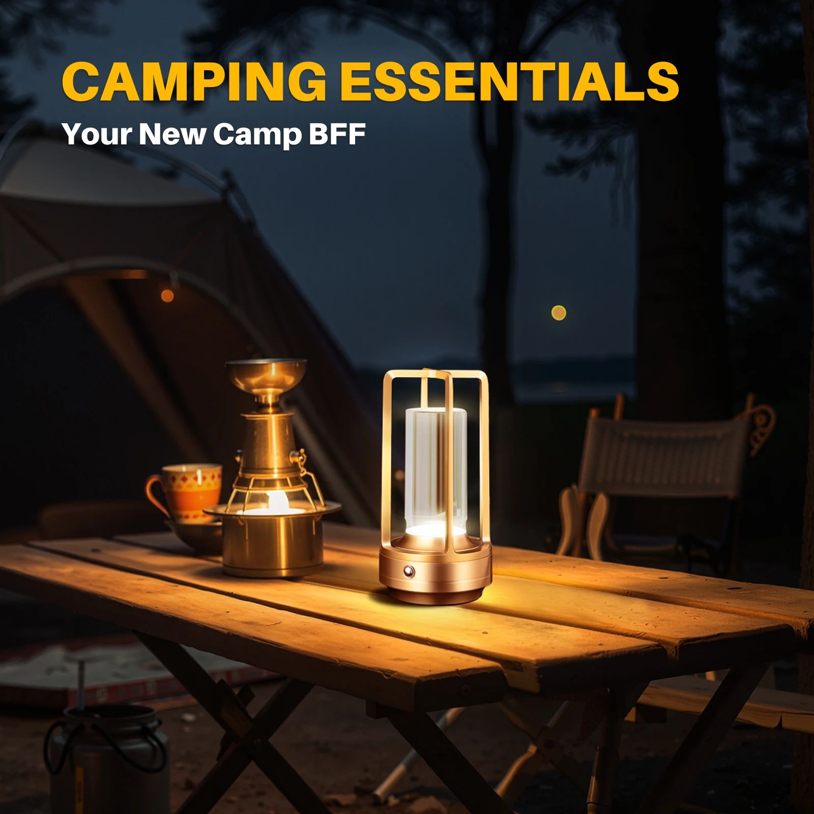 Creative Cordless LED Table Lamp For Desk Bedside And Outdoor Camping Atmosphere Light 1