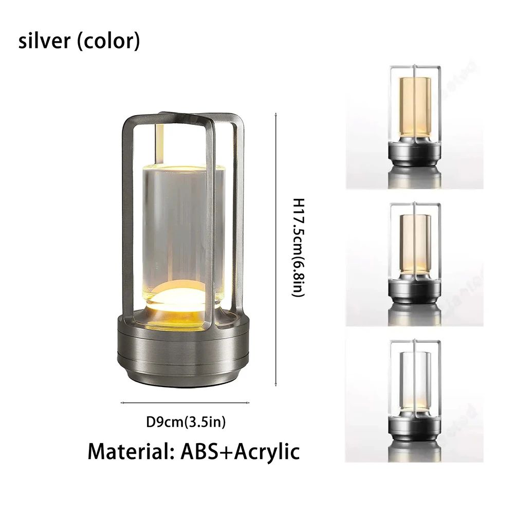 Creative Cordless LED Table Lamp For Desk Bedside And Outdoor Camping Atmosphere Light 7