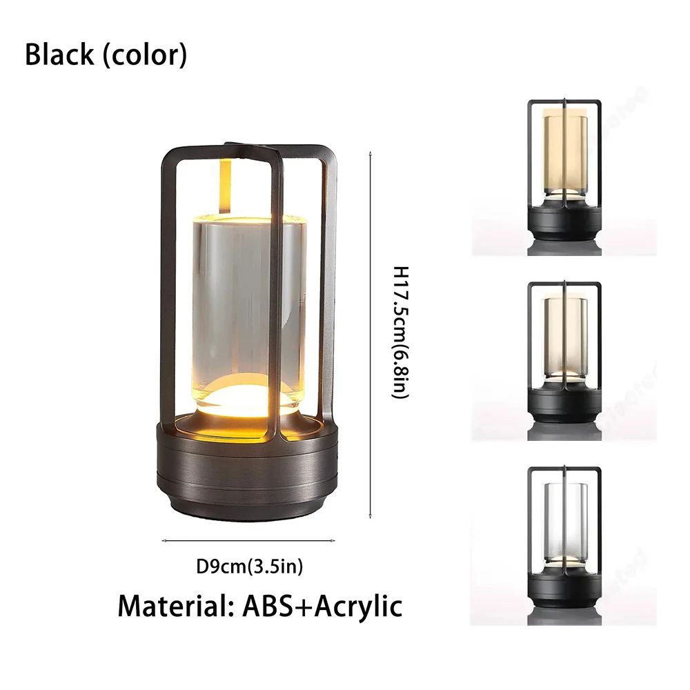 Creative Cordless LED Table Lamp For Desk Bedside And Outdoor Camping Atmosphere Light 8