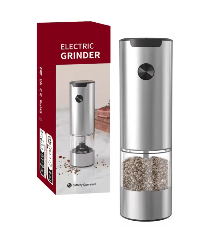 GrindMaster Pro Electric Salt And Pepper Grinder 3