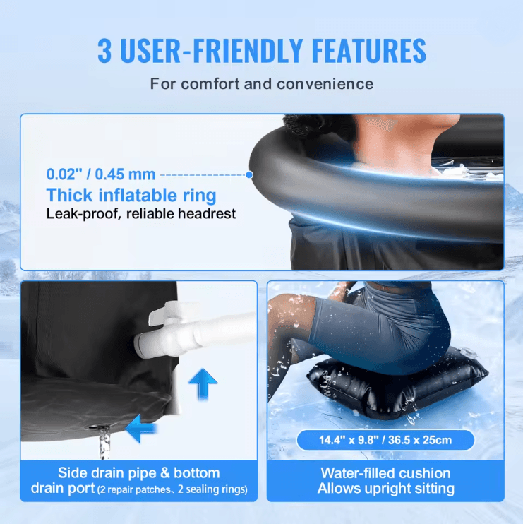 ChillPro Portable Ice Bath Tub For Athletes 2