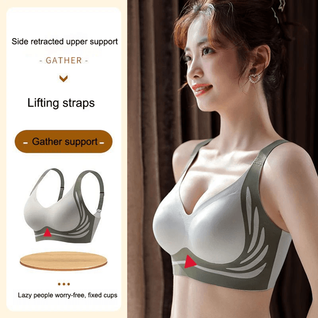 ComfortLift Seamless Full Cup Push Up Bra For Plus Size Women 1
