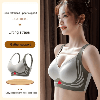 ComfortLift Seamless Full Cup Push Up Bra For Plus Size Women 1