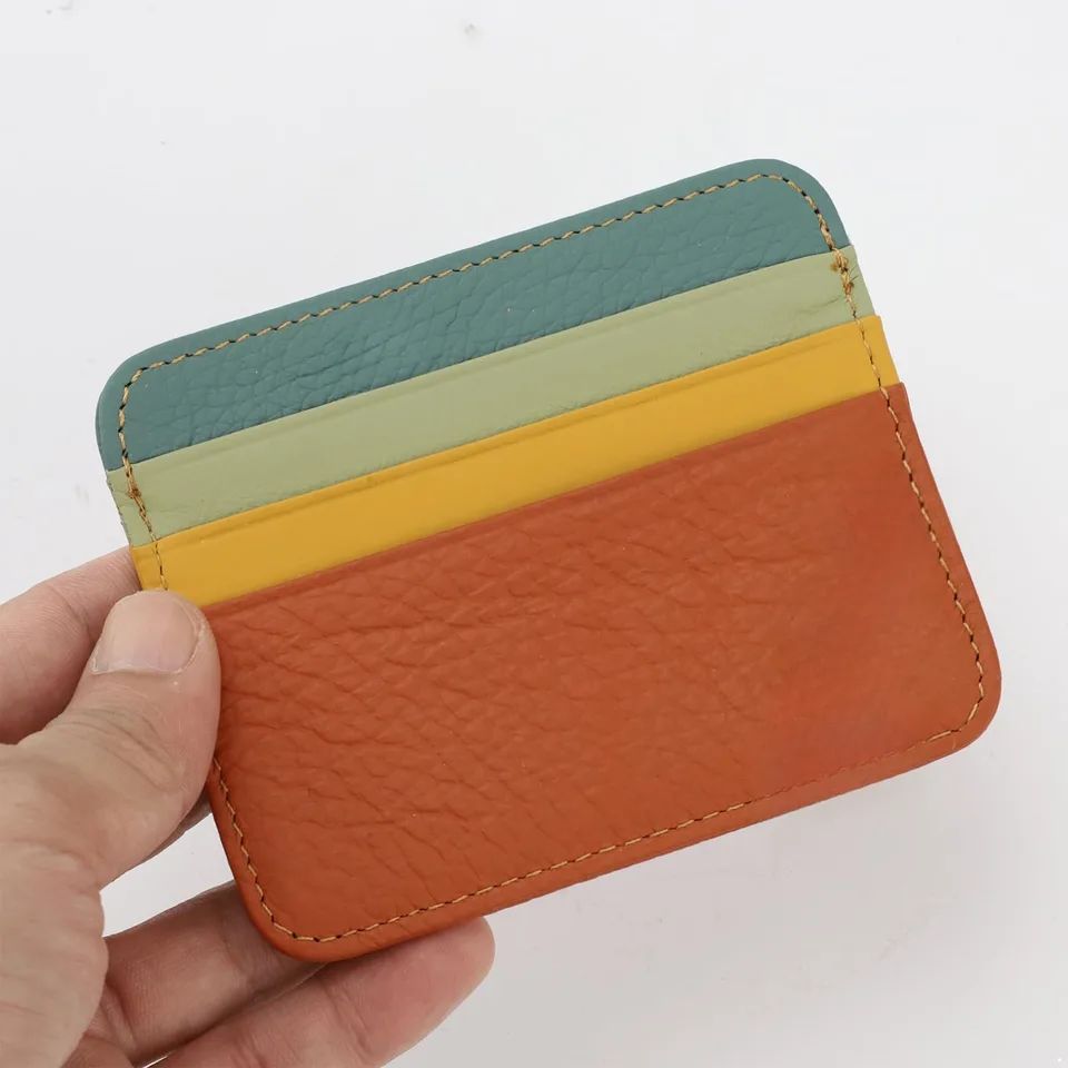 Ultra Thin Credit Card Holder Slim Minimalist Wallet With 6 Card Slots And Money Clip 4