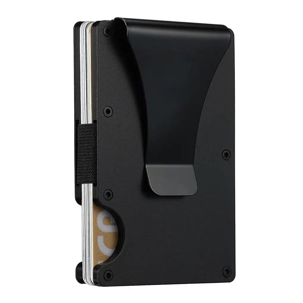 Slim Blocking Wallet Minimalist Credit Card Holder For Men And Women With Money Clip Scratch Resist 6