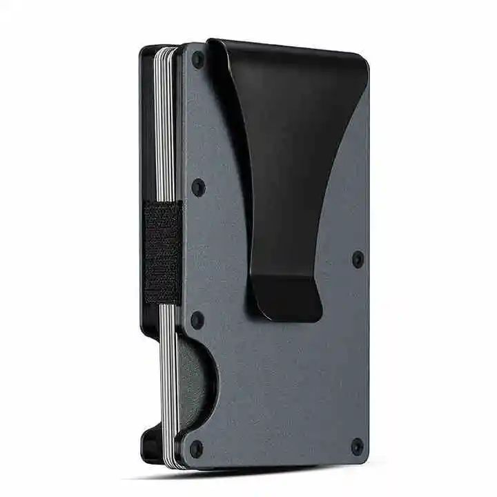 Slim Blocking Wallet Minimalist Credit Card Holder For Men And Women With Money Clip Scratch Resist 8