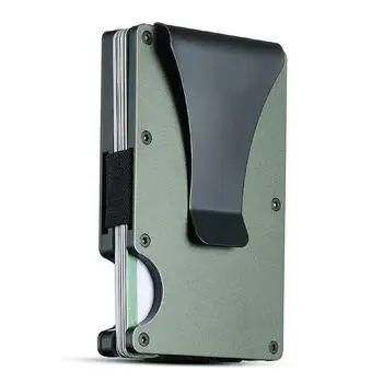 Slim Blocking Wallet Minimalist Credit Card Holder For Men And Women With Money Clip Scratch Resist 9