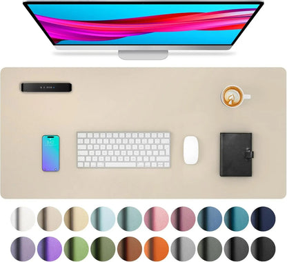 Large Waterproof PU Leather Desk Mat 11