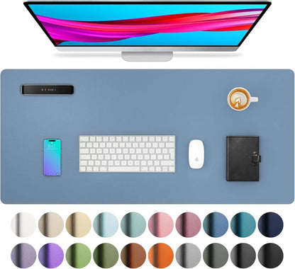 Large Waterproof PU Leather Desk Mat 17