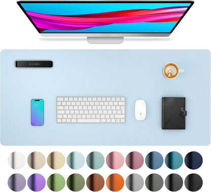 Large Waterproof PU Leather Desk Mat 8