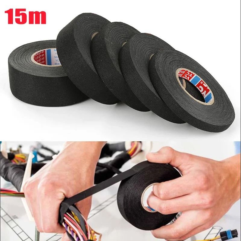 Heat Resistant Fabric Electrical Tape for Automotive and Home Wiring