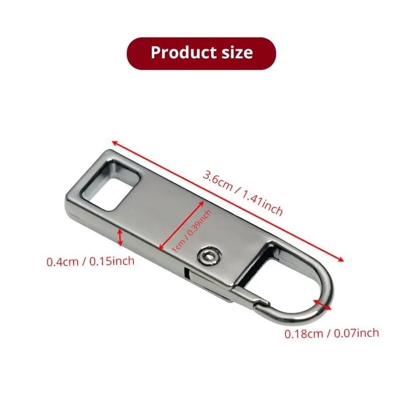 Detachable Zipper Pull Replacements For Clothes And Bags 5