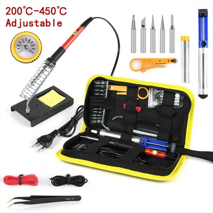 Adjustable Temperature Soldering Iron Kit With Accessories 2