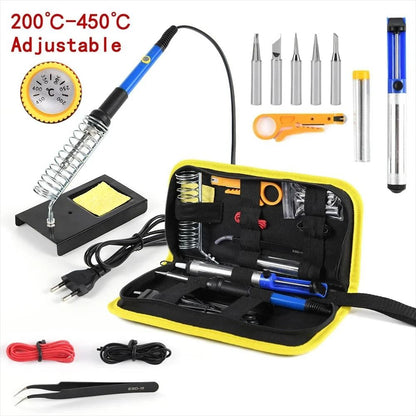 Adjustable Temperature Soldering Iron Kit With Accessories 7