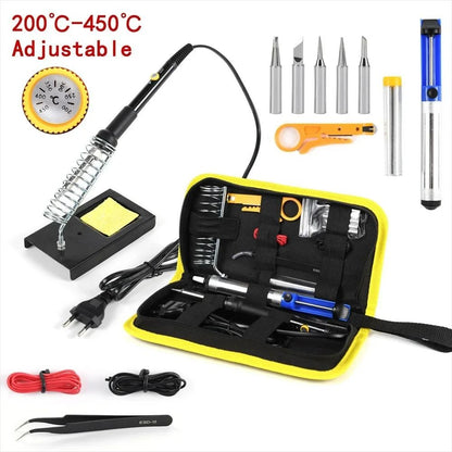 Adjustable Temperature Soldering Iron Kit With Accessories 8