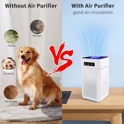 Professional Home Air Purifier With Activated Carbon Negative Ions  Quiet Formaldehyde And Odor Rem 4