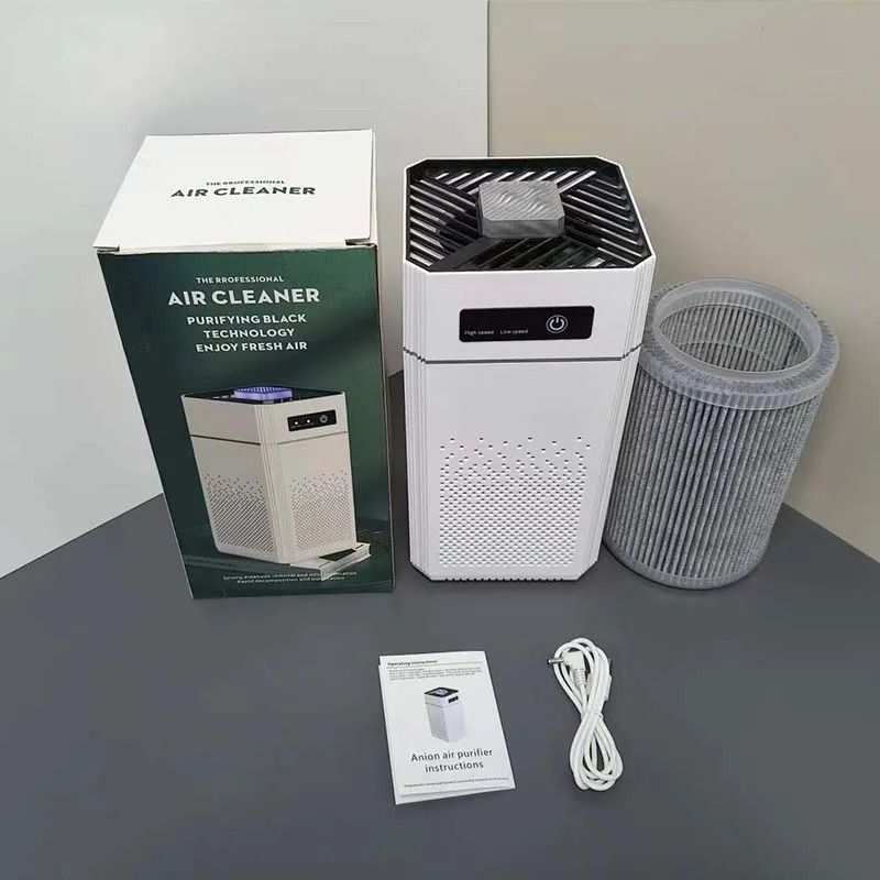 Professional Home Air Purifier With Activated Carbon Negative Ions  Quiet Formaldehyde And Odor Rem 5