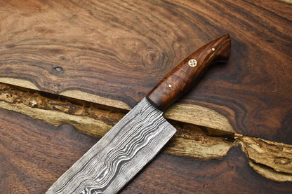 105 Inch Professional Damascus Steel Chef Knife  Handmade Full Tang Kitchen Tool 1