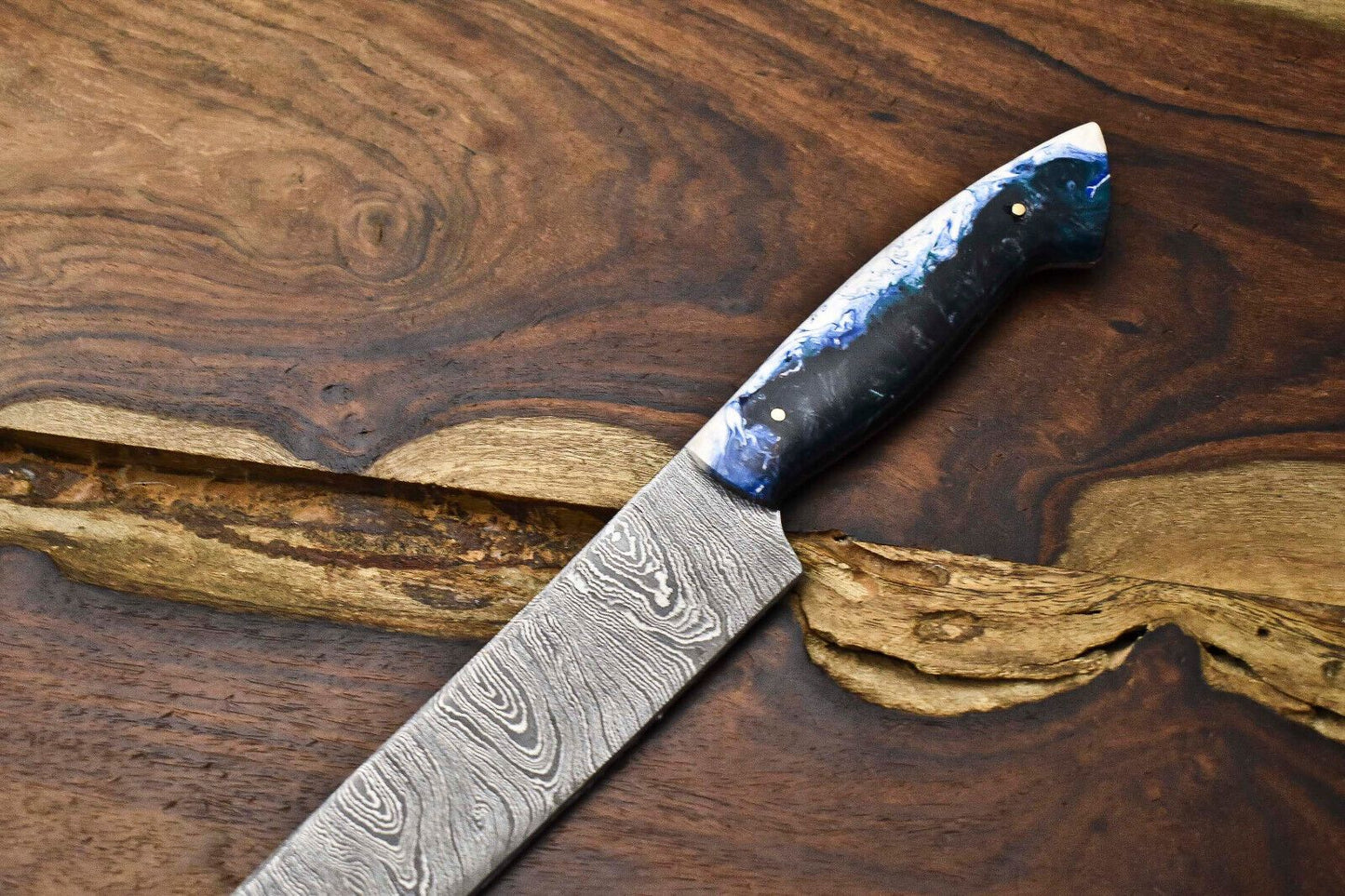 13 Handmade Damascus Steel Chef Knife  Full Tang Professional Kitchen Blade 1