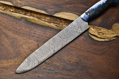 13 Handmade Damascus Steel Chef Knife  Full Tang Professional Kitchen Blade 2