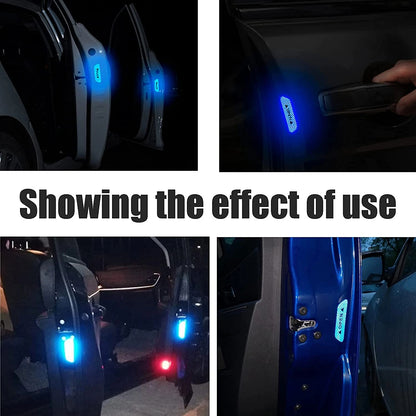 Reflective Fluorescent Car Stickers, Safety Warning Strips