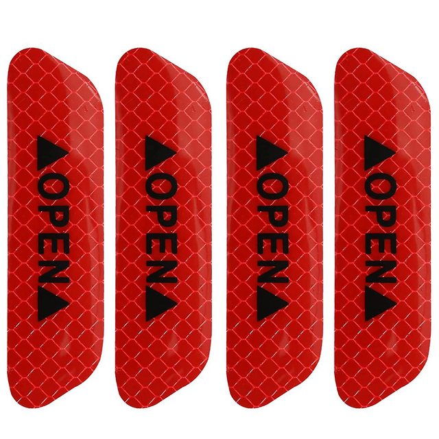 Reflective Fluorescent Car Stickers, Safety Warning Strips