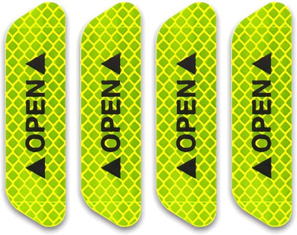 Reflective Fluorescent Car Stickers, Safety Warning Strips