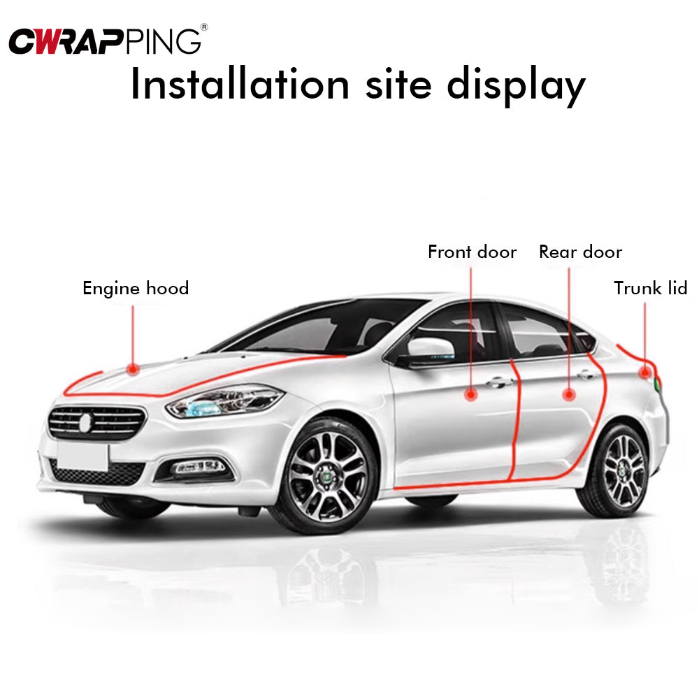 Transparent Car Door Edge Guards U Shape Clear Rubber Seal Protector Auto Door Edge Trim For Car Ac 4