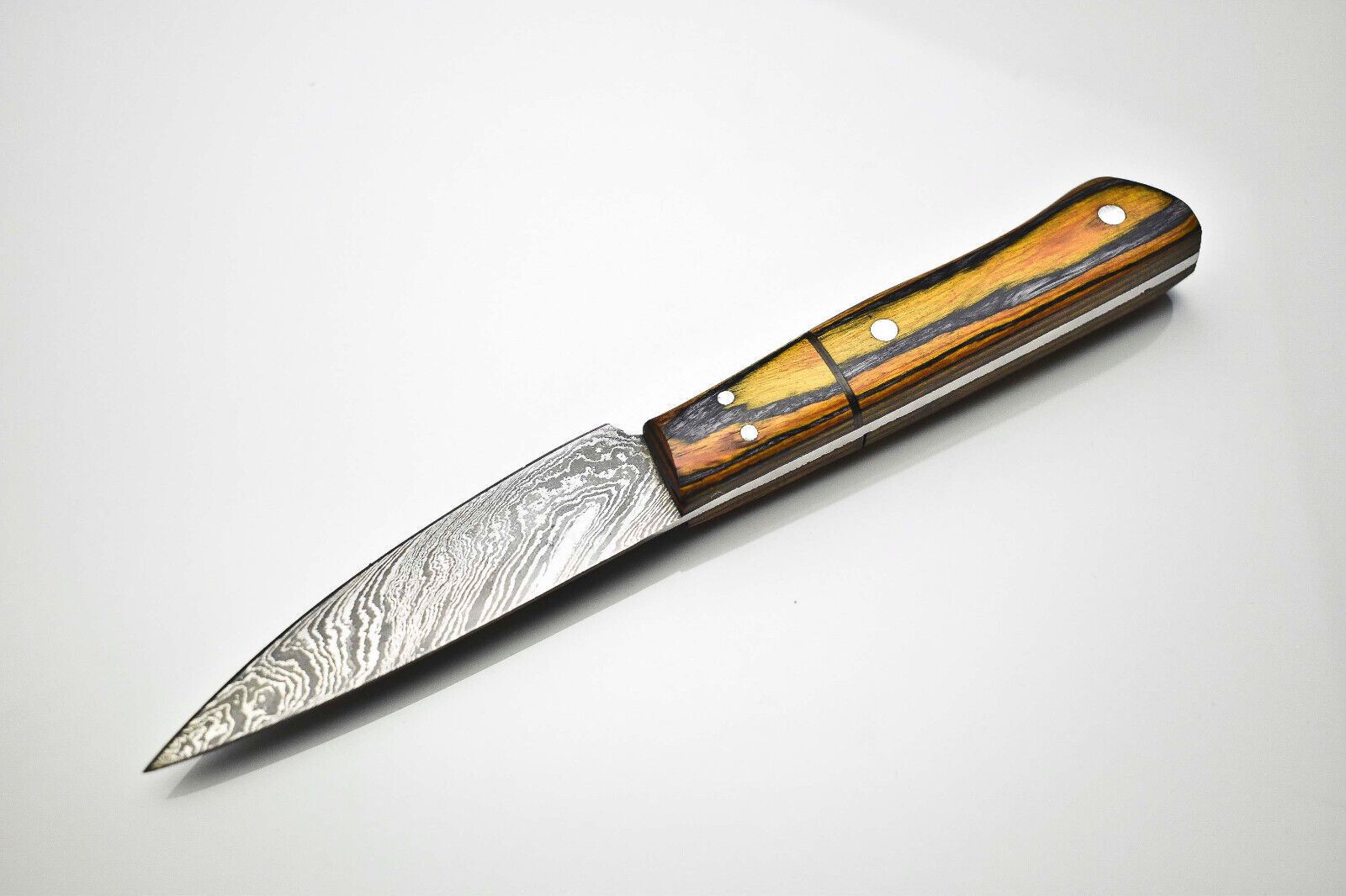 Handmade Damascus Steel Chef Knife  Full Tang Kitchen Knife  Professional HandForged Cooking Blade 3