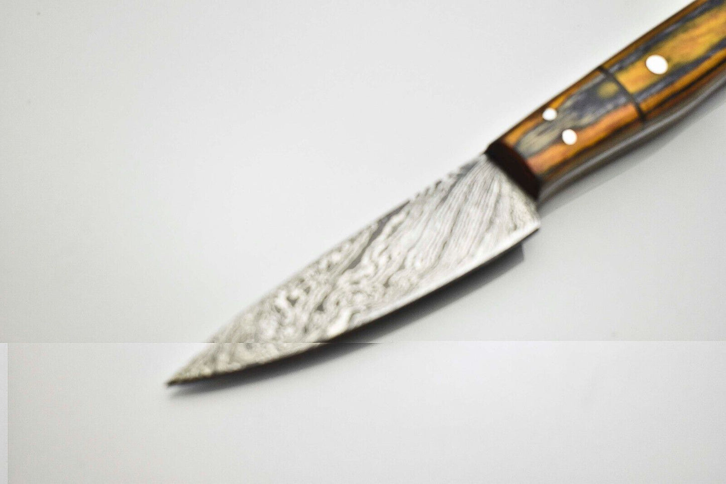 Handmade Damascus Steel Chef Knife  Full Tang Kitchen Knife  Professional HandForged Cooking Blade 2
