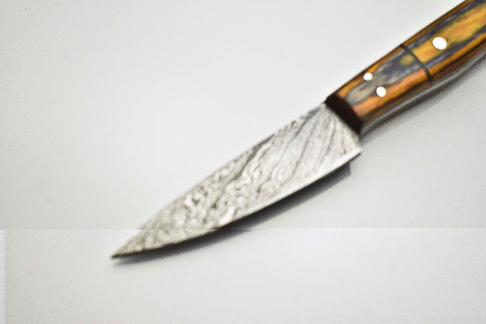 Handmade Damascus Steel Chef Knife  Full Tang Kitchen Knife  Professional HandForged Cooking Blade 2