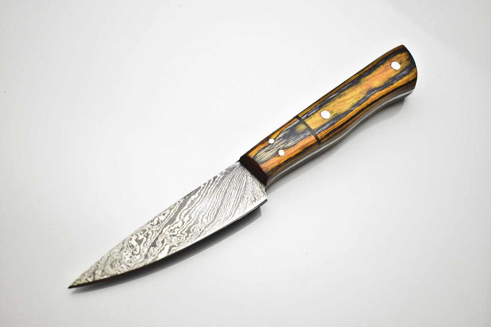 Handmade Damascus Steel Chef Knife | Full Tang Kitchen Knife | Professional Hand-Forged Cooking Blade